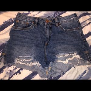 High rise shorts
